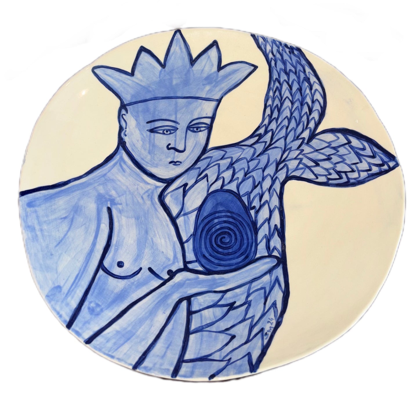 Water spirit with Cosmic Egg- Suzy Meszoly